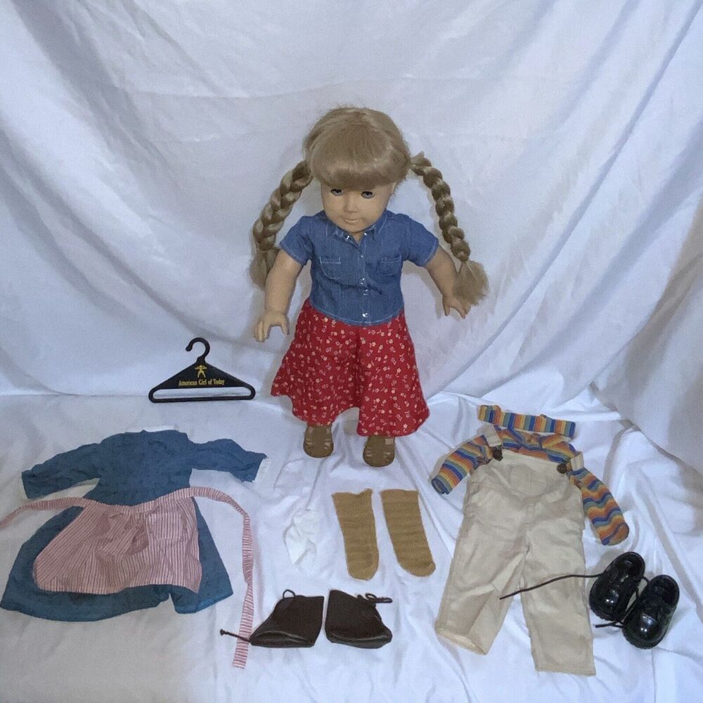 Pleasant Company American Girl Kirsten Larson 18" Doll Blonde Hair & Blue Eyes